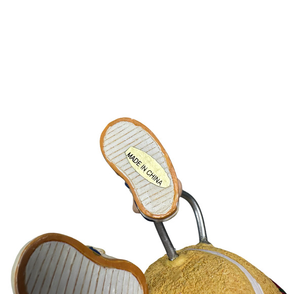 Kurt Adler Tennis Ball Player Christmas Ornament 4.5" Resin Sports Collectible - Picture 4 of 5